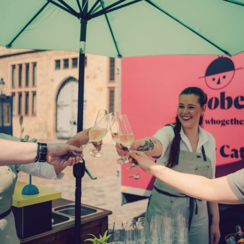 Whobert Rolling Minibar Sektbar Sektempfang Wedding Welcomedrinks 4