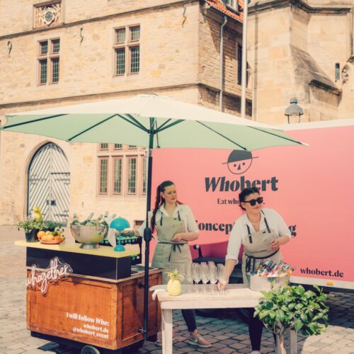 Whobert Rolling Minibar Sektbar Sektempfang Wedding Welcomedrinks 5